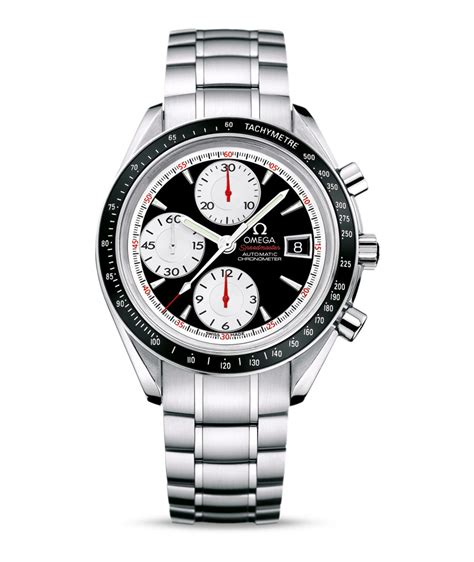 omega speedmaster white dial black subdials